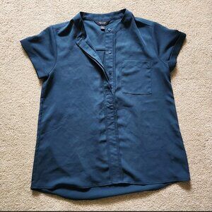 Vera Wang teal blouse